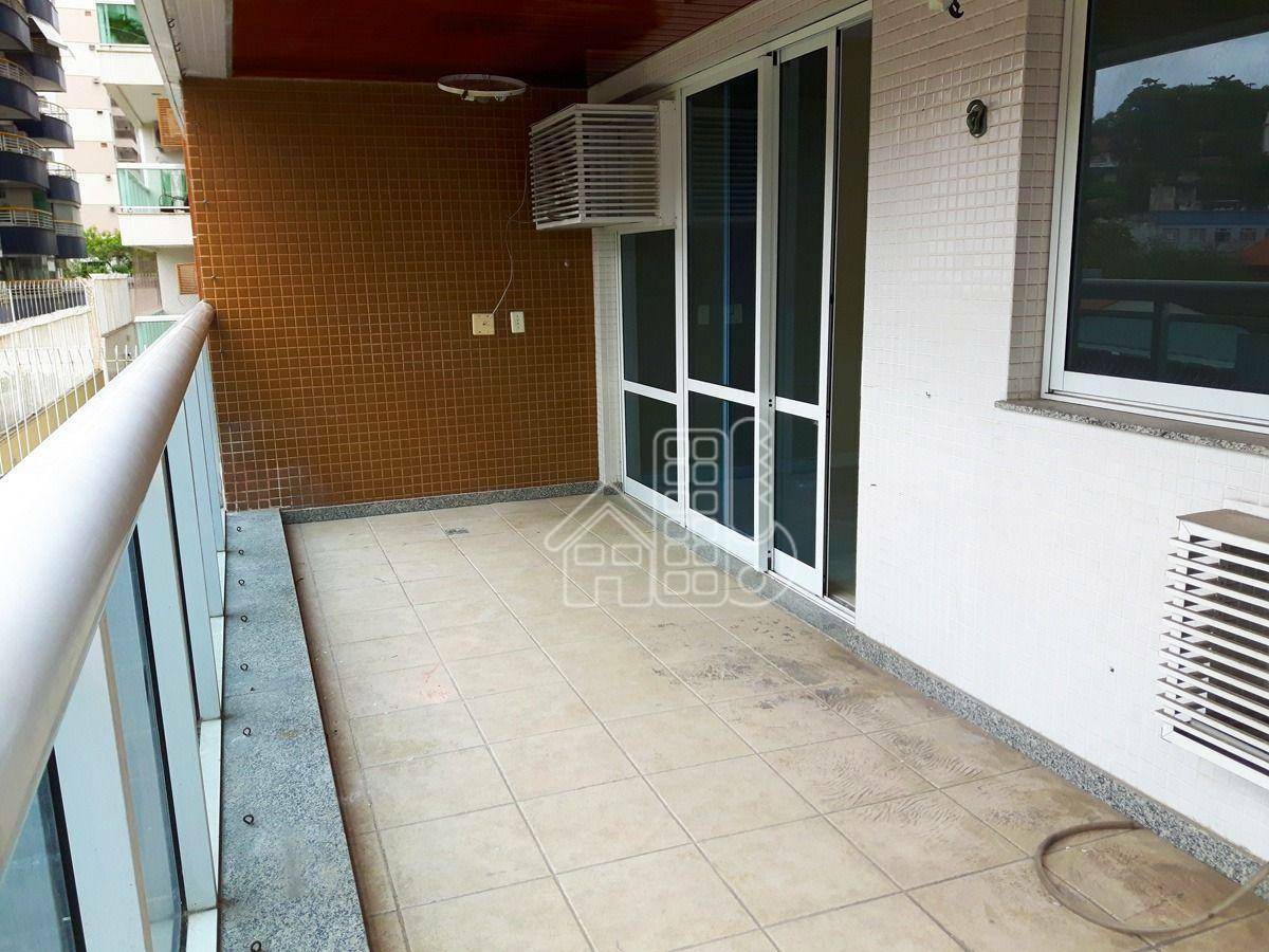 Apartamento com 2 dormitórios para alugar, 90 m² por R$ 3.945,23/mês - Icaraí - Niterói/RJ