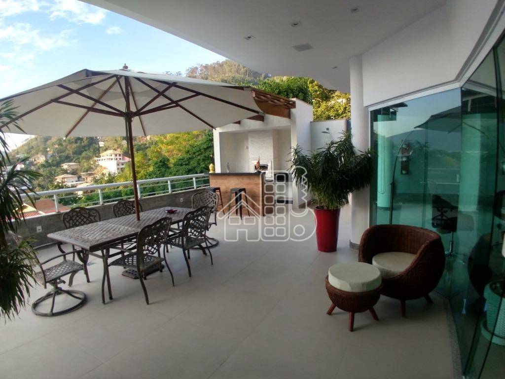 Casa com 6 dormitórios à venda, 526 m² por R$ 3.300.000,00 - Charitas - Niterói/RJ
