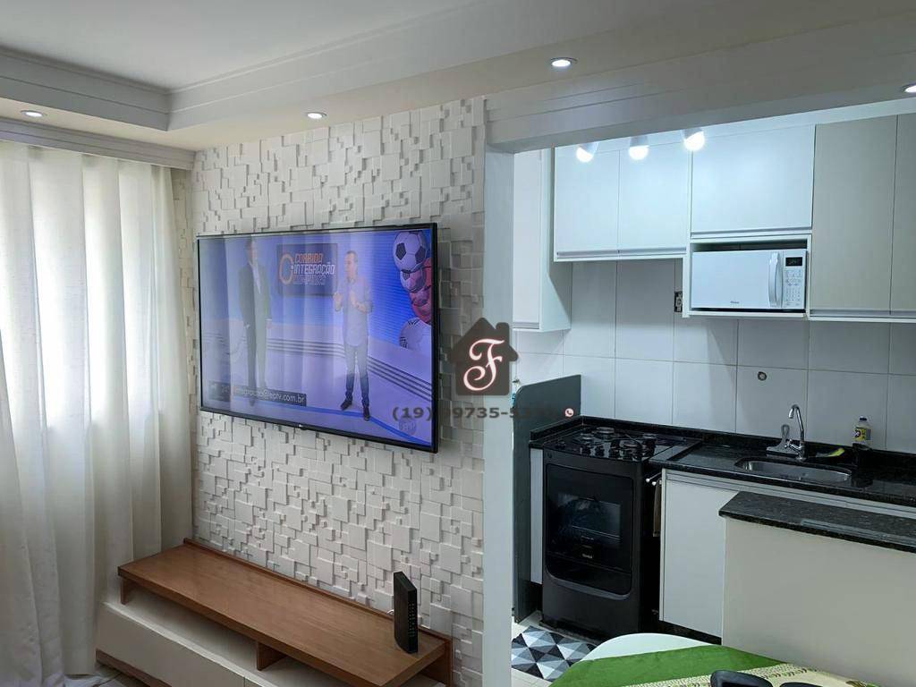 Apartamento com 2 dormitórios à venda, 46 m² por R$ 218.000,00 - Jardim Márcia - Campinas/SP