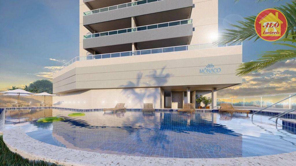 Apartamento com 2 quartos  à venda, 77 m² por R$ 380.000 - Caiçara - Praia Grande/SP