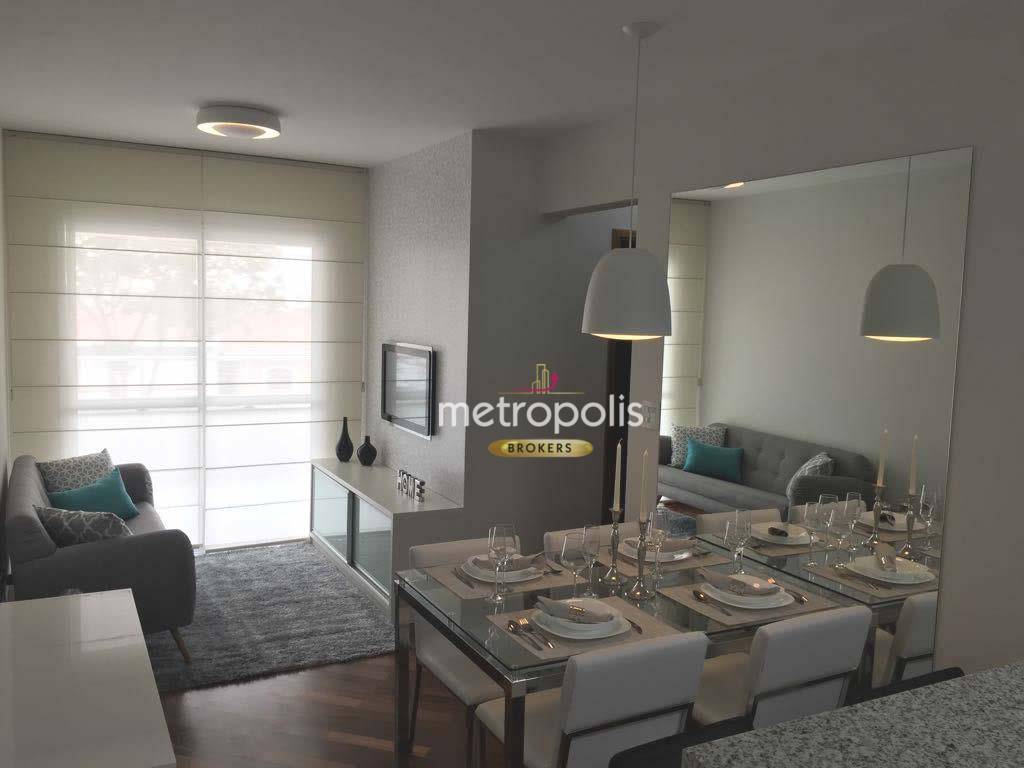 Apartamento com 2 dormitórios à venda, 62 m² por R$ 526.000,00 - Campestre - Santo André/SP