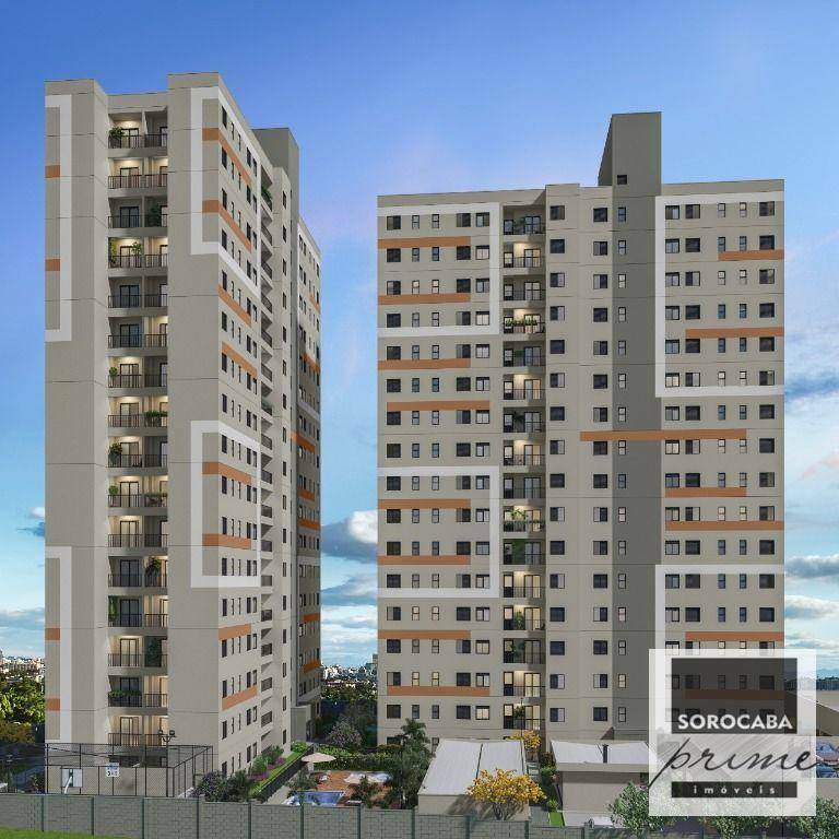 Apartamento com 2 dormitórios (sendo 1 suíte) à venda, 55 m² por R$ 237.000 - Jardim Paulistano - Sorocaba/SP