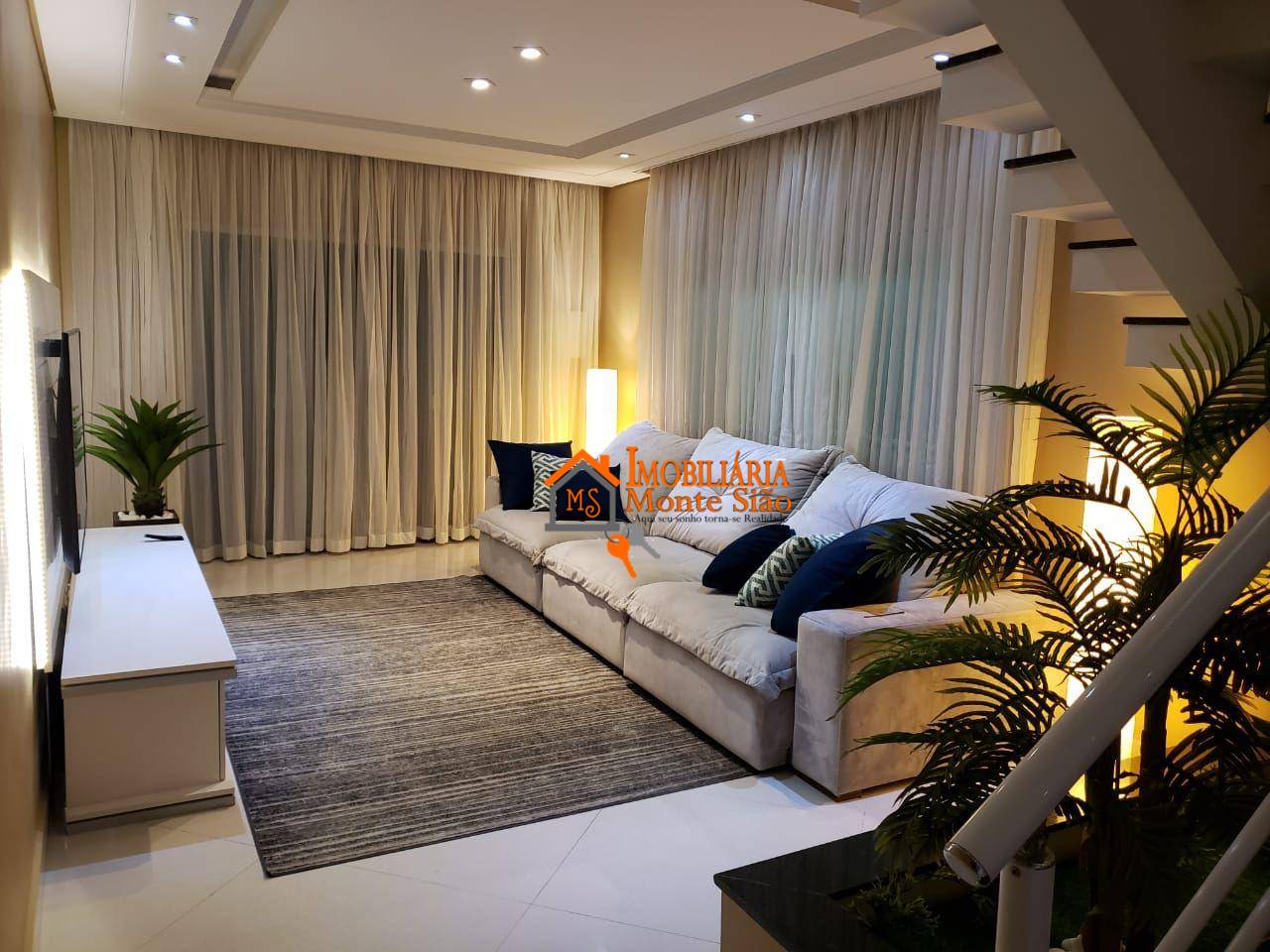 Sobrado com 3 dormitórios à venda, 125 m² por R$ 850.000,00 - Parque Continental I - Guarulhos/SP