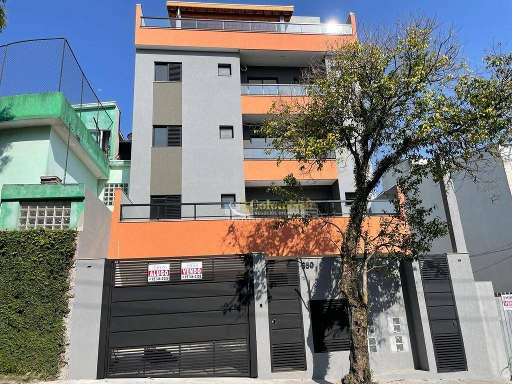 Apartamento com 2 dormitórios, 51 m² - venda por R$ 410.000 ou aluguel por R$ 2.500/mês - Vila Curuçá - Santo André/SP