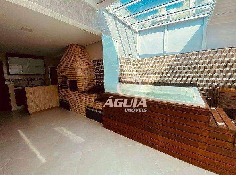 Cobertura com 2 dormitórios à venda, 108 m² por R$ 638.000,00 - Vila Scarpelli - Santo André/SP
