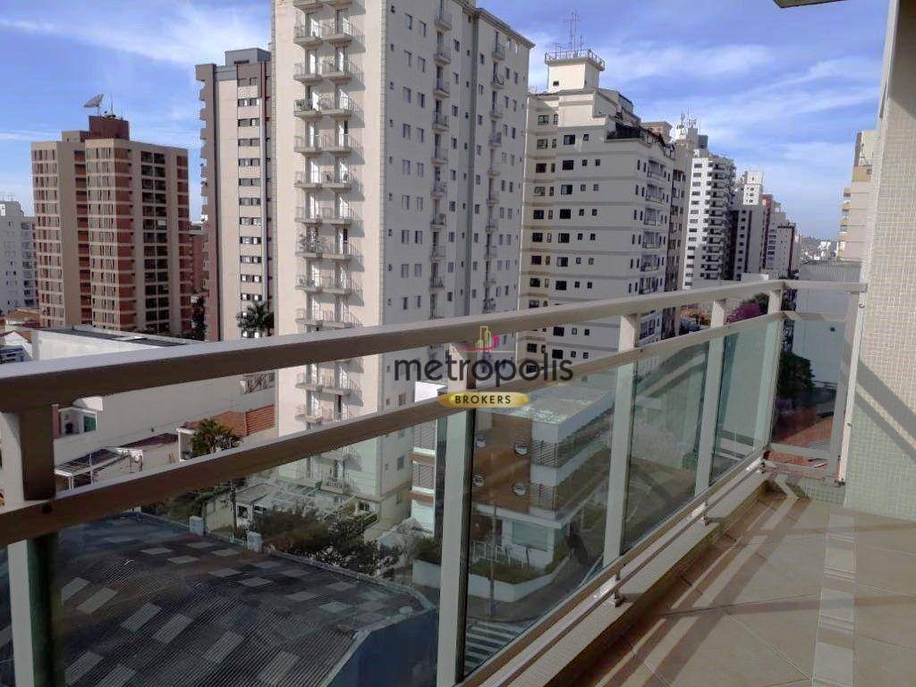 Apartamento com 3 dormitórios para alugar, 146 m² por R$ 5.950,00/mês - Santa Paula - São Caetano do Sul/SP