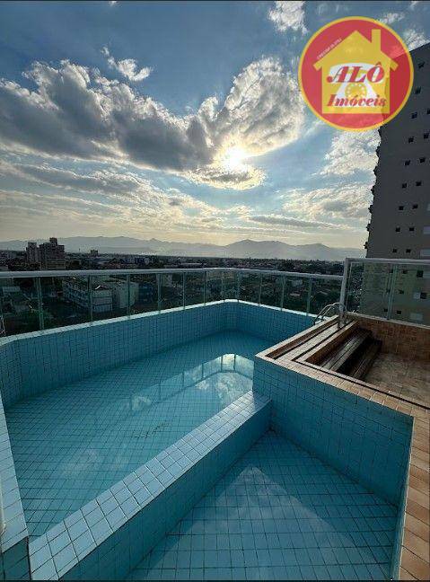 Apartamento com 1 quarto - 400 metros da praia - à venda, 35 m² por R$ 235.000 - Aviação - Praia Grande/SP