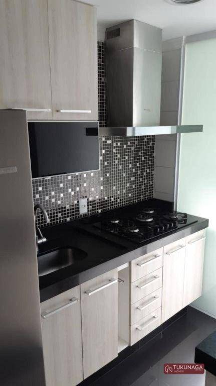 Apartamento com 2 dormitórios à venda, 58 m² por R$ 490.000,00 - Bosque Maia - Guarulhos/SP