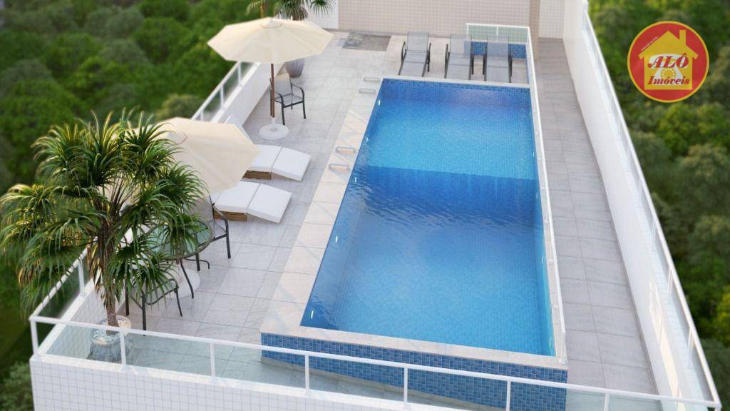 Apartamento com 2 quartos à venda, 71 m² por R$ 488.020 - Vila Guilhermina - Praia Grande/SP