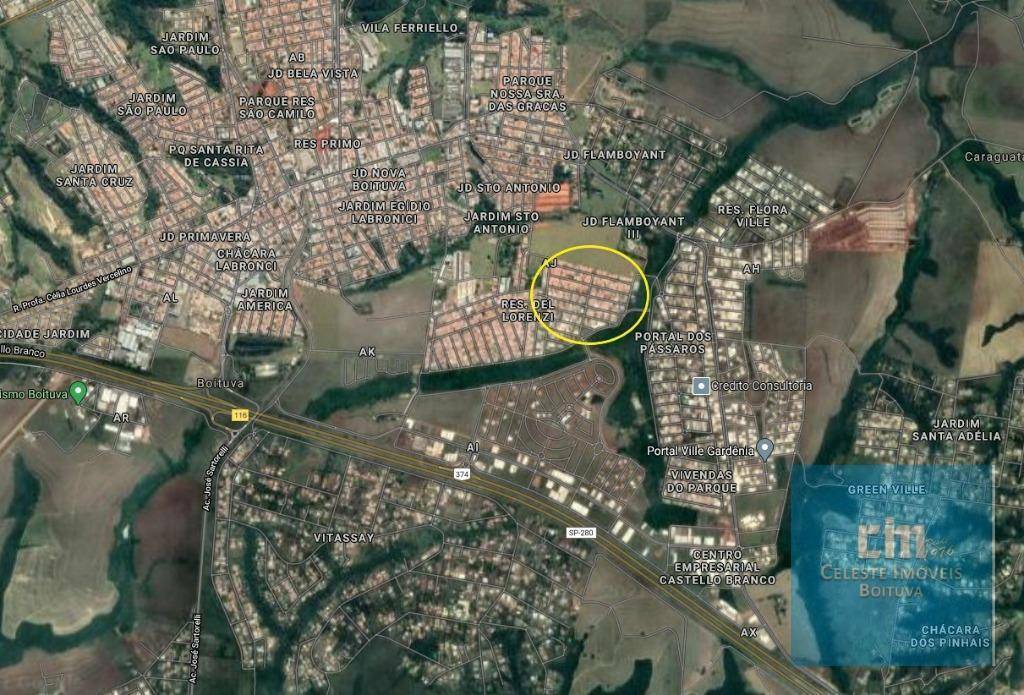 Terreno à venda, 260 m² por R$ 139.000,00 - Parque Ecológico - Boituva/SP