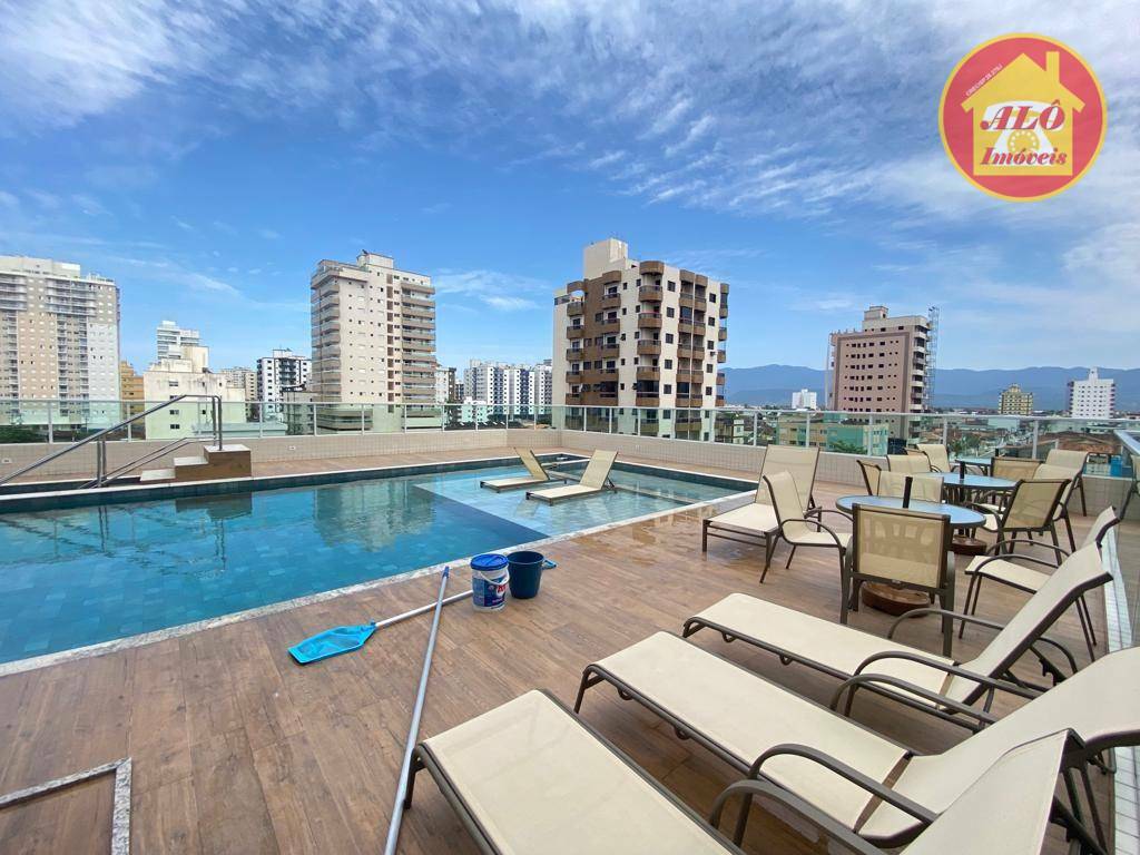 Apartamento com 2 quartos - 300 metros da praia - à venda, 71 m² por R$ 430.000 - Tupi - Praia Grande/SP