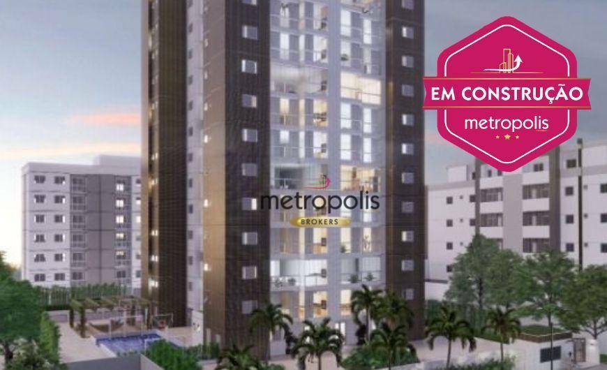 Apartamento com 3 dormitórios à venda, 91 m² por R$ 970.000,00 - Santo Antônio - São Caetano do Sul/SP