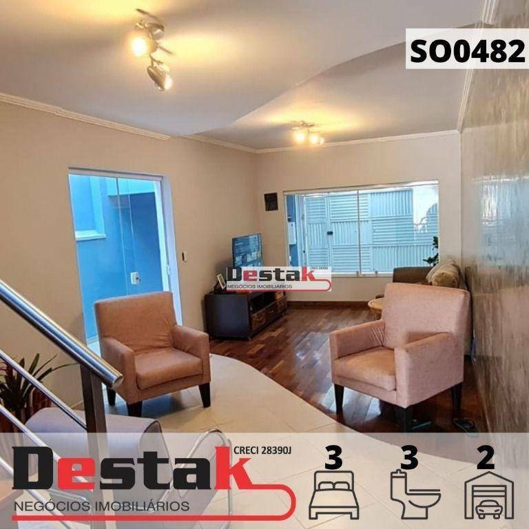 Sobrado com 3 dormitórios à venda, 130 m² por R$ 700.000,00 - Demarchi - São Bernardo do Campo/SP