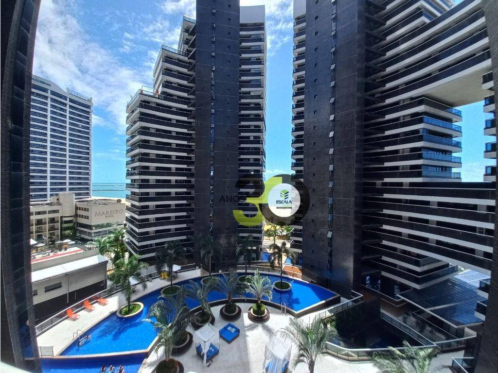 Apartamento para venda, Landscape Beira Mar, 49m², mobiliado - Meireles - Fortaleza/Ce