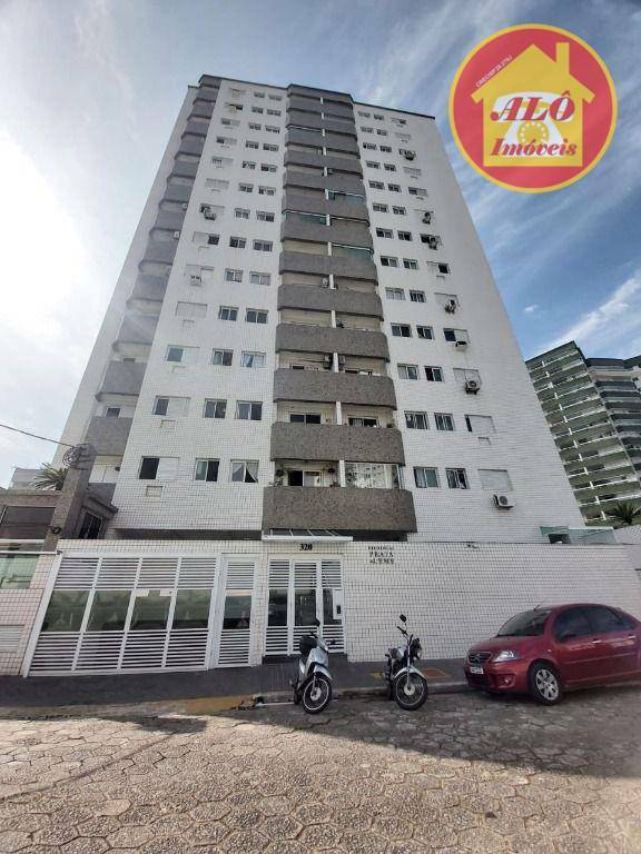 Apartamento com 2 quartos para alugar, 61 m² por R$ 2.400/mês - Vila Guilhermina - Praia Grande/SP