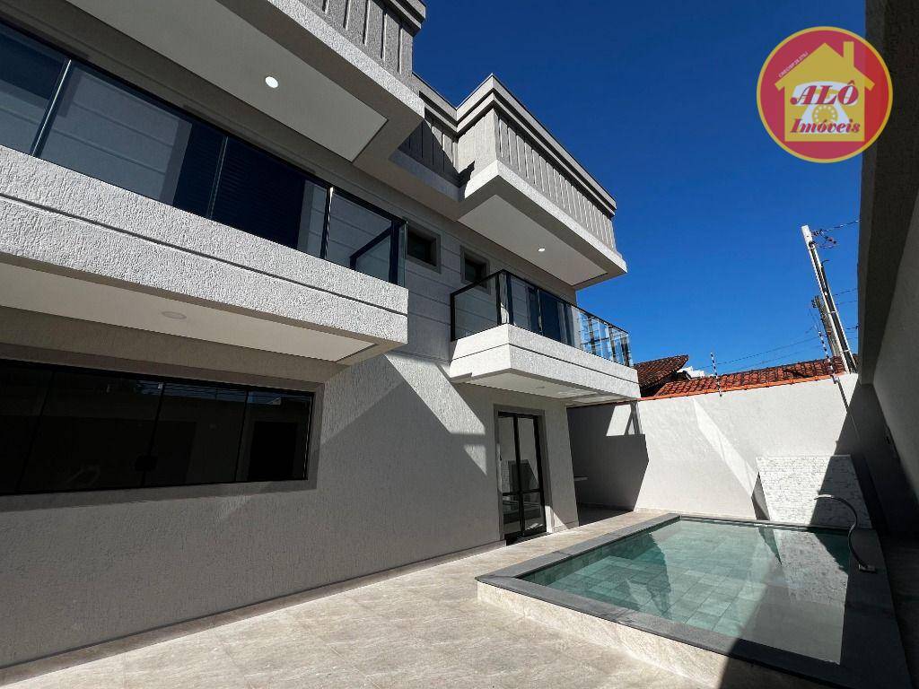Sobrado com 3 quartos à venda, 140 m² por R$ 1.050.000 - Vila Guilhermina - Praia Grande/SP