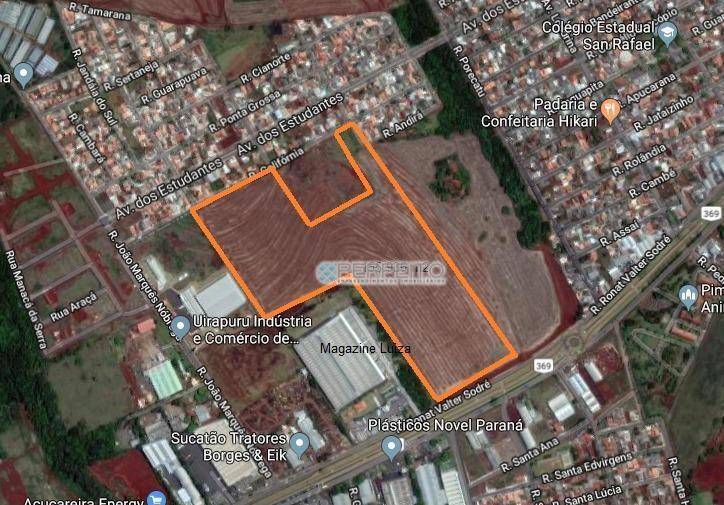 Área à venda, 155936 m² por R$ 24.000.000,00 - Contorno Norte - Ibiporã/PR