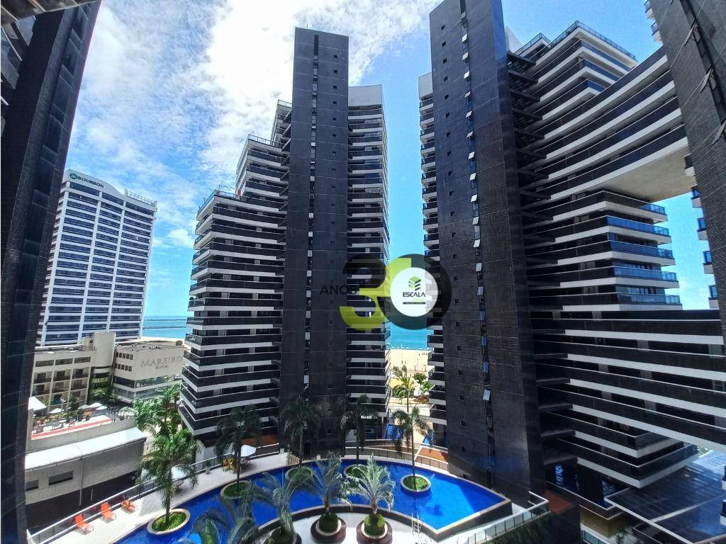 Apartamento para venda e locação,Landscape Beira Mar, 49m², mobiliado - Meireles - Fortaleza/Ce