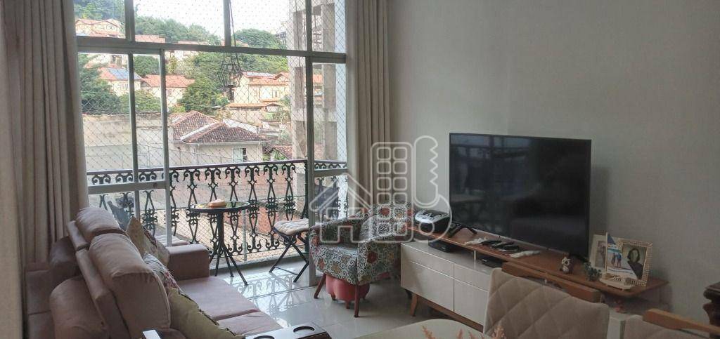 Apartamento com 2 dormitórios à venda, 73 m² por R$ 480.000,00 - Santa Rosa - Niterói/RJ
