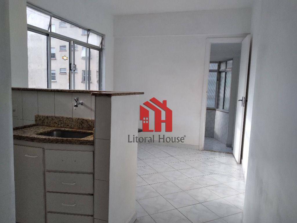 Apartamento com 1 dormitório à venda, 38 m² por R$ 282.000,00 - Embaré - Santos/SP