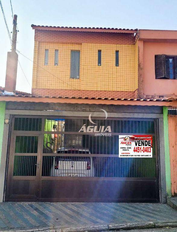 Sobrado com 3 dormitórios à venda, 139 m² por R$ 437.000,00 - Vila Tibiriçá - Santo André/SP