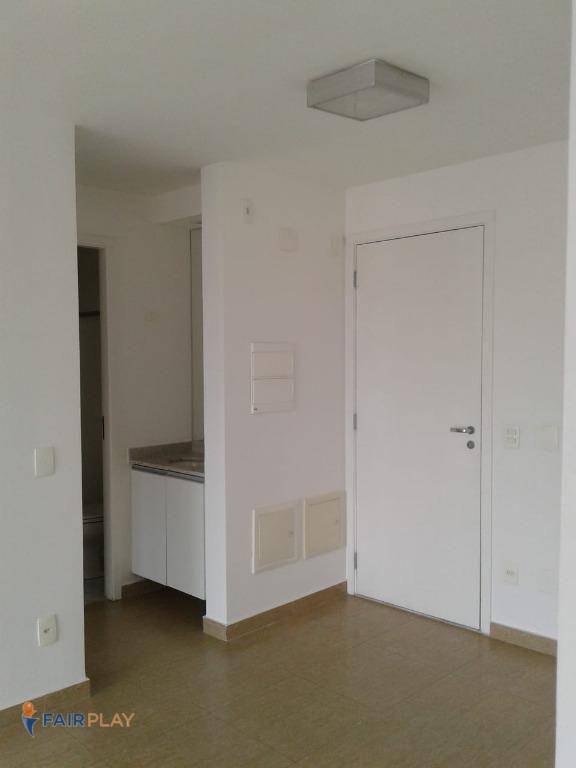 Apartamento com 1 dormitório para alugar, 44 m² por R$ 4.623,00/mês - Brooklin - São Paulo/SP