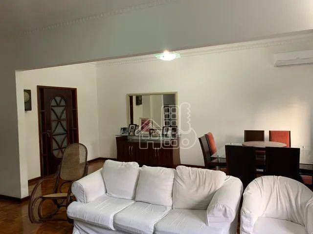 Apartamento com 3 dormitórios para alugar, 176 m² por R$ 5.700,00/mês - Icaraí - Niterói/RJ