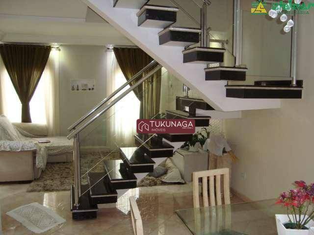 Sobrado com 3 dormitórios à venda, 104 m² por R$ 904.000,00 - Vila Milton - Guarulhos/SP