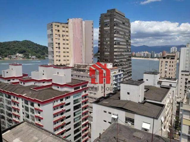 Apartamwento amplo, Itararé, São Vicente, 3 dormitórios, 1 suíte, 3 banheiros, 1 vaga, elevador, vista mar