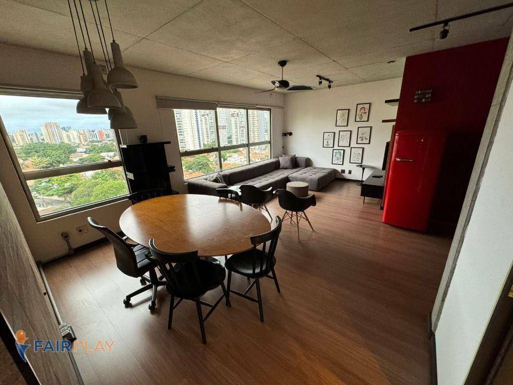 Apartamento Mobiliado com 1 dormitório para alugar, 74 m² por R$ 7.310/mês - Brooklin - São Paulo/SP