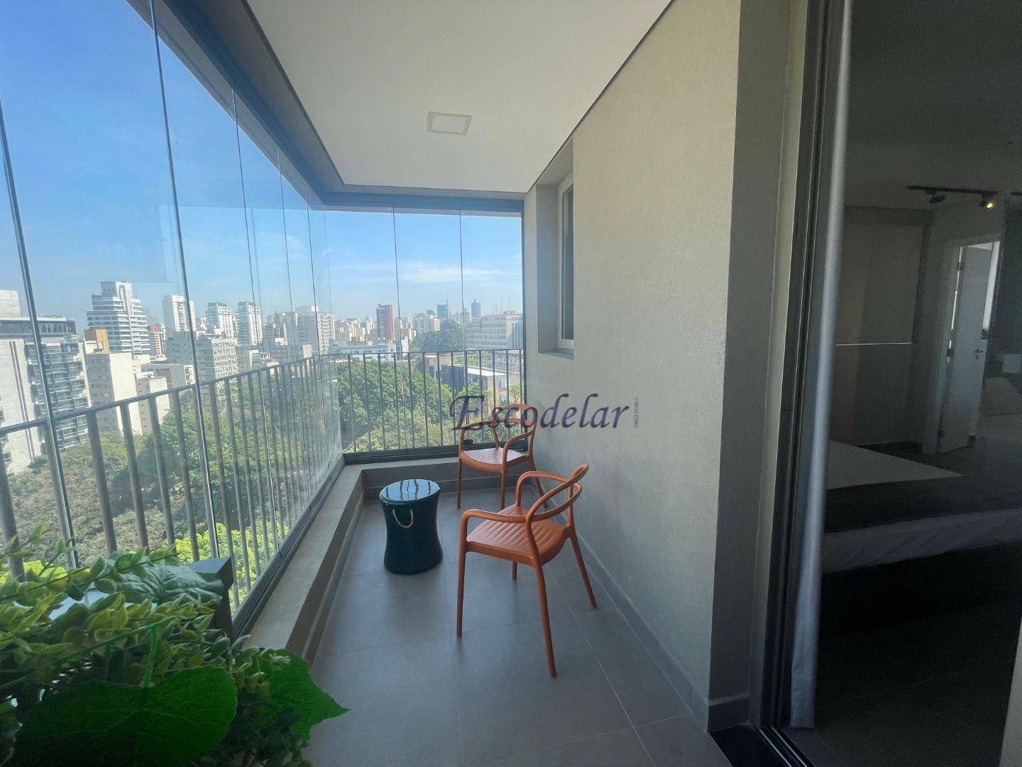 Apartamento Mobiliado  com 1 Dormitório para Alugar, 32 m² no Jardim América