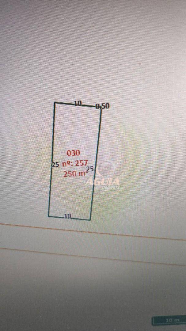 Terreno à venda, 250 m² por R$ 450.000 - Parque Oratório - Santo André/SP