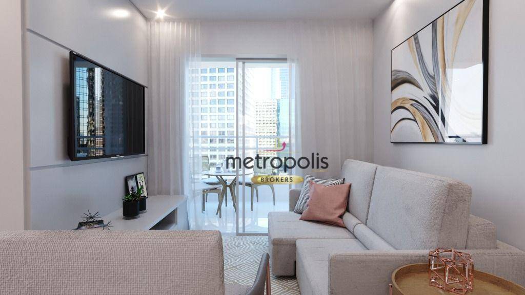 Apartamento com 3 dormitórios à venda, 84 m² por R$ 902.000,00 - Barcelona - São Caetano do Sul/SP