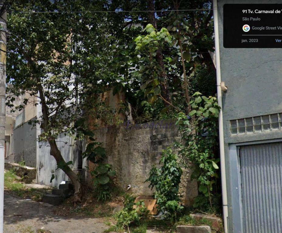 Terreno à venda, 120 m² por R$ 260.000,00 - Vila Mazzei - São Paulo/SP