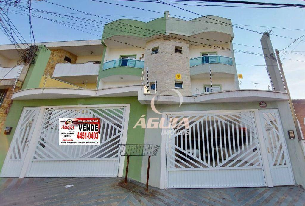 Cobertura com 2 dormitórios à venda, 70 m²+70 m² por R$ 575.000 - Vila Pires - Santo André/SP