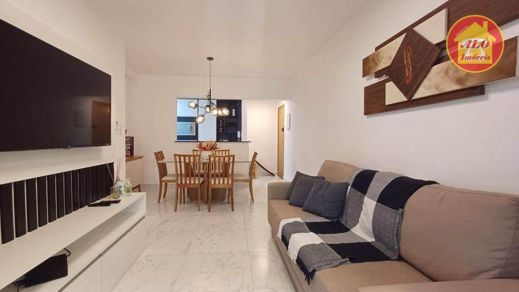 Apartamento mobiliado com 2 quartos à venda, 80 m² por R$ 611.000 - Caiara - Praia Grande/SP