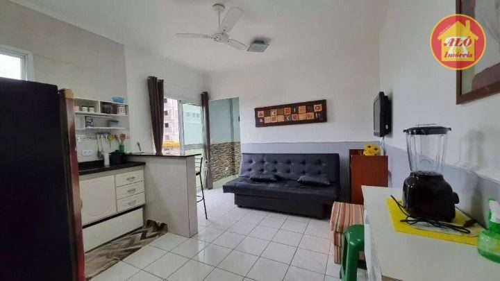 Kitnet com 1 quarto à venda, 36 m² por R$ 185.000 - Vila Caiara - Praia Grande/SP