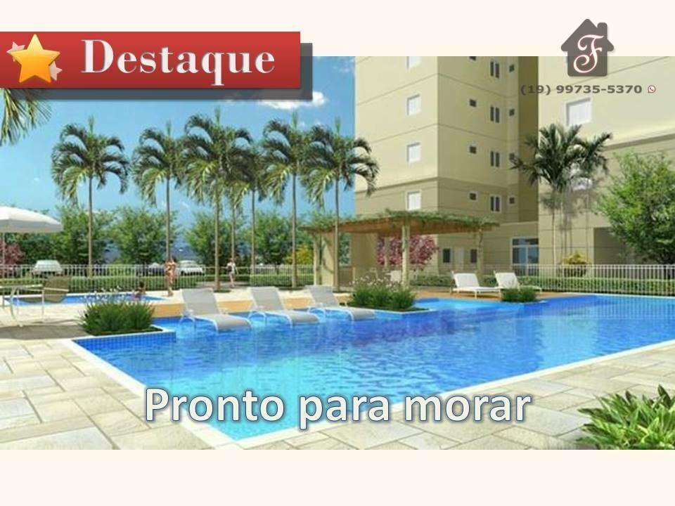 Belíssimo apartamento à venda no Residencial Sírius no Parque Prado em Campinas SP no 8º andar completo com 87m²