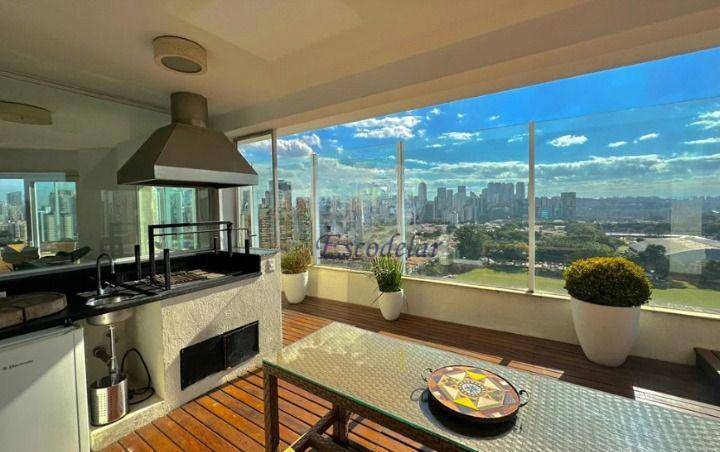 Cobertura com 4 dormitórios para alugar, 420 m² por R$ 52.109,17/mês - Brooklin Novo - São Paulo/SP