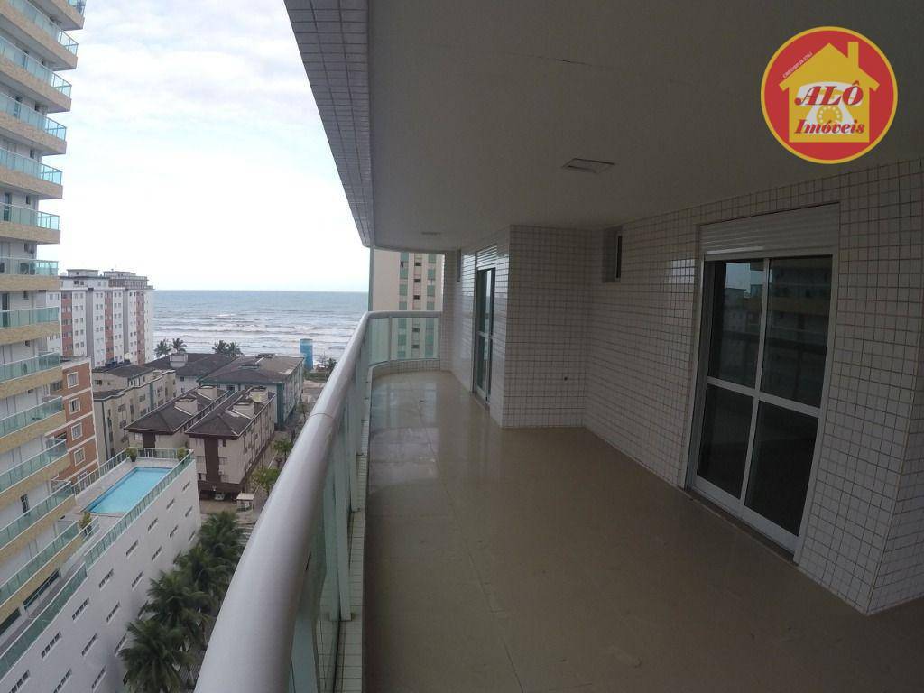Apartamento com 3 quartos  à venda, 172 m² por R$ 980.000 - Tupi - Praia Grande/SP