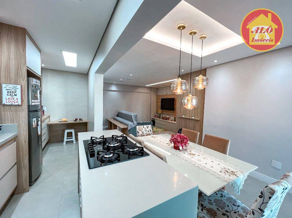 Apartamento com 3 quartos à venda, 117 m² por R$ 900.000 - Ocian - Praia Grande/SP