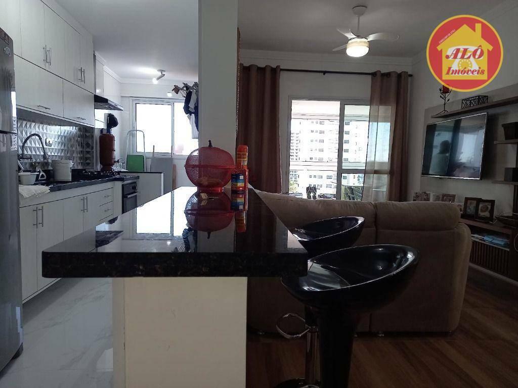 Apartamento com 2 quartos à venda, 76 m² por R$ 465.000 - Caiçara - Praia Grande/SP