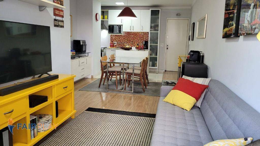 Apartamento com 1 dormitório para alugar, 48 m² por R$ 4.910,00/mês - Campo Belo - São Paulo/SP