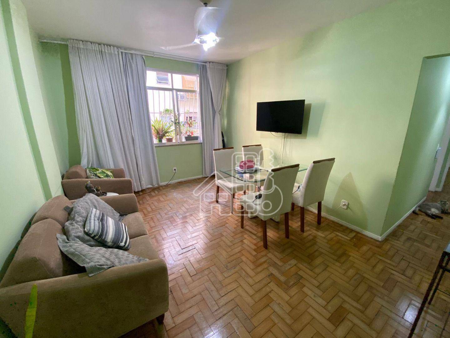 Apartamento com 2 dormitórios à venda, 67 m² por R$ 365.000,00 - Icaraí - Niterói/RJ