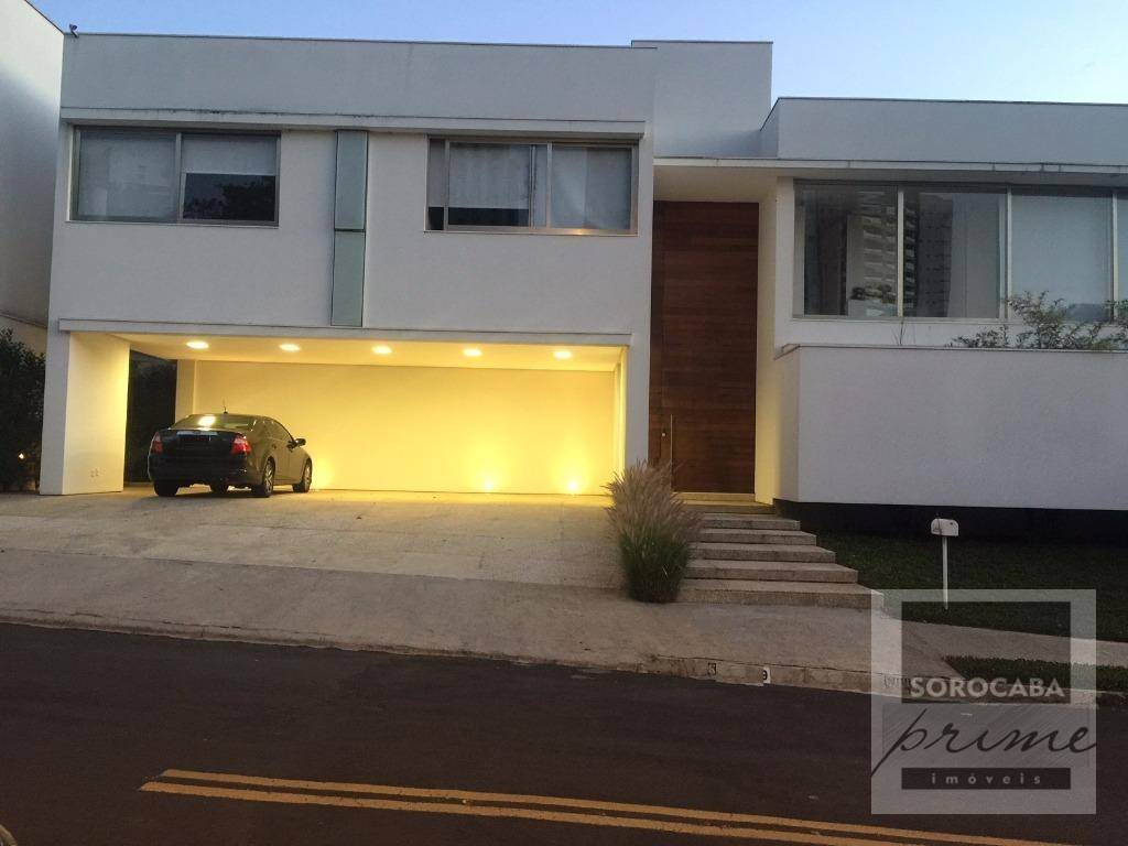 Sobrado com 4 dormitórios à venda, 520 m² por R$ 3.300.000,00 - Condomínio Village Sunset - Sorocaba/SP