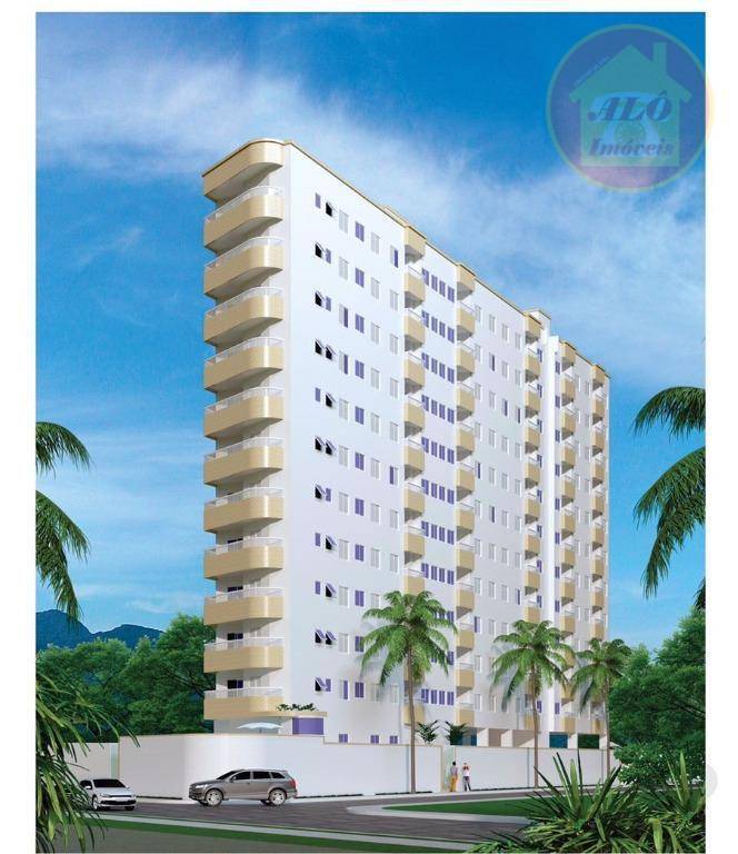 Apartamento com 2 dormitórios à venda, 54 m² por R$ 290.000,00 - Mirim - Praia Grande/SP