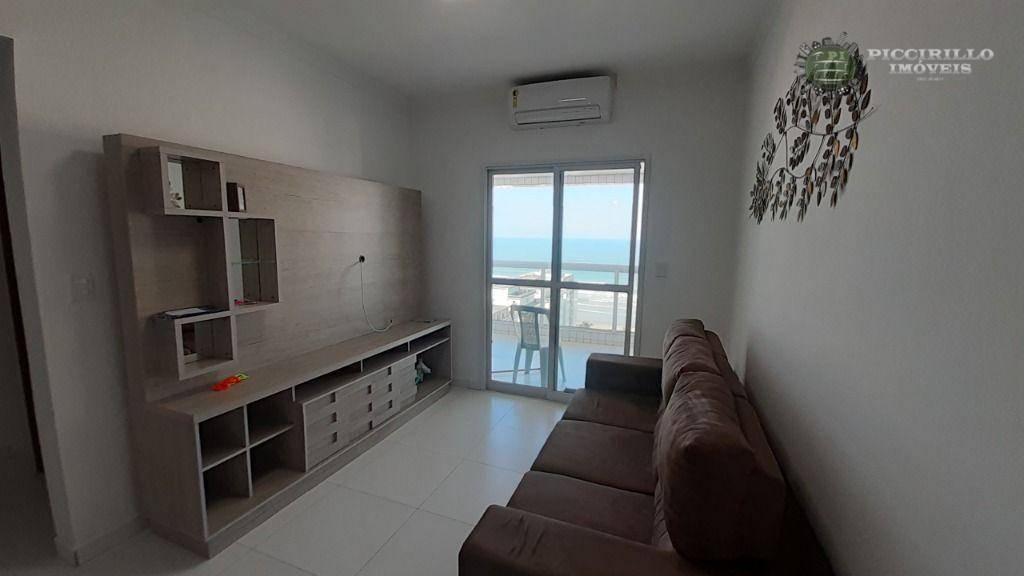belissimo apartamento 2 dormitórios 1 suíte mobiliado linda vista para o mar a venda na tupi - Praia Grande - SP