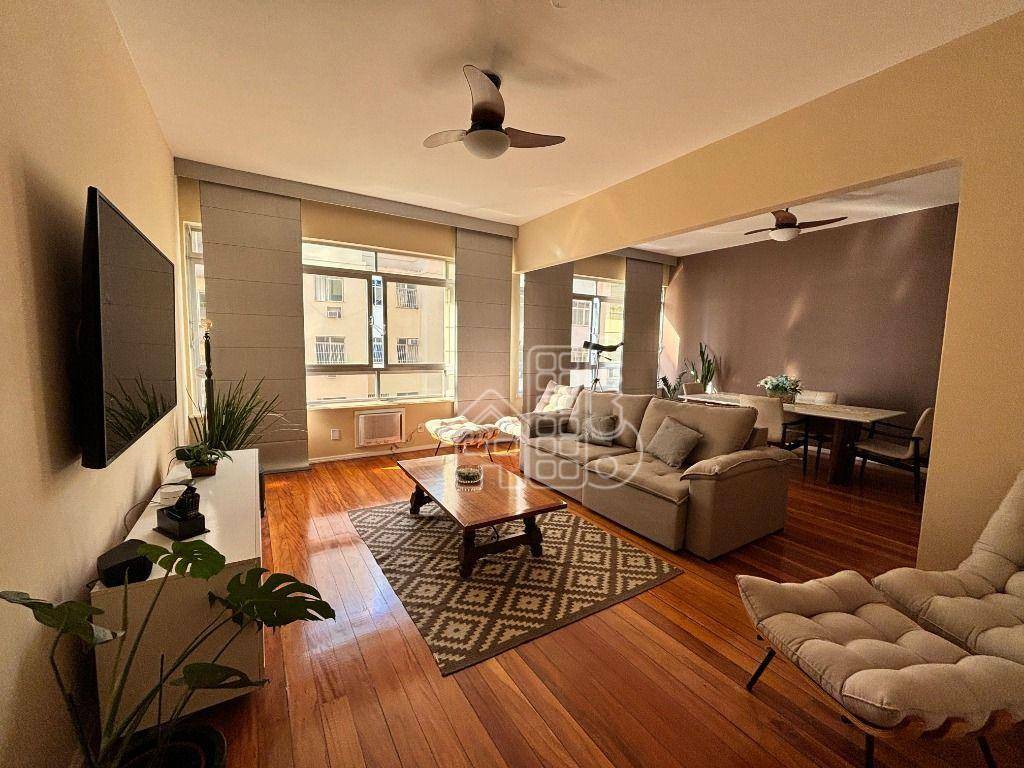 Apartamento com 4 dormitórios à venda, 198 m² por R$ 1.500.000,00 - Icaraí - Niterói/RJ