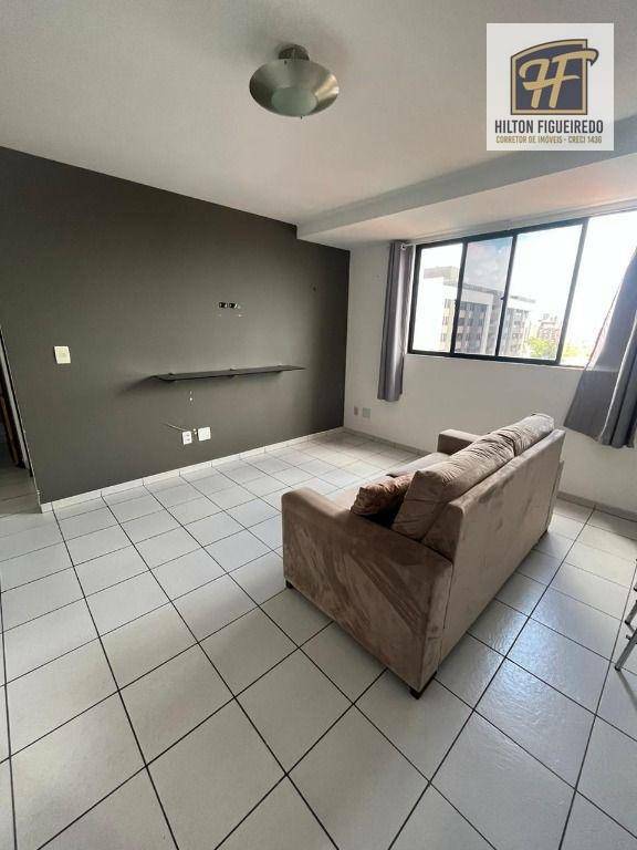 Flat com 1 dormitório para alugar, 50 m² por R$ 2.100,01/mês - Tambaú - João Pessoa/PB