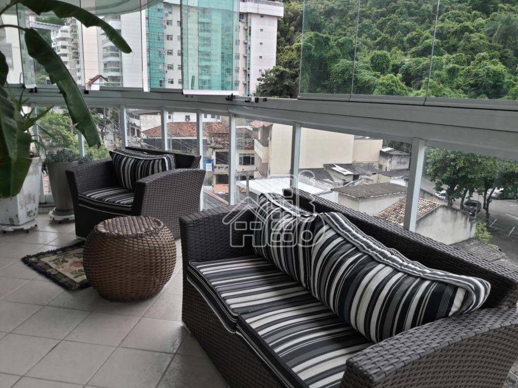 Apartamento com 4 dormitórios à venda, 210 m² por R$ 1.250.000,00 - Icaraí - Niterói/RJ